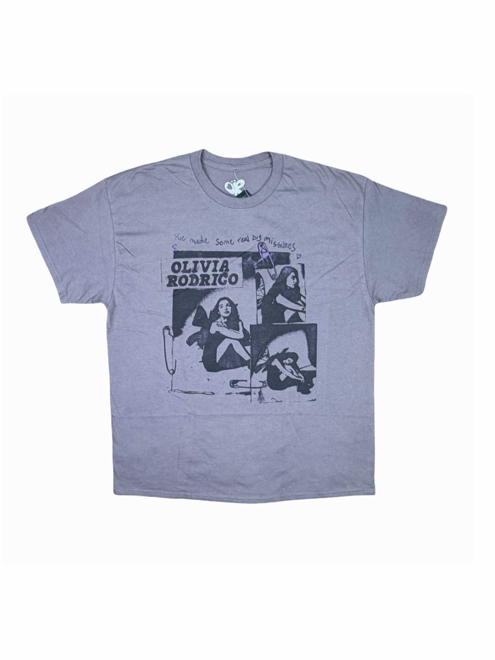 Hot Topic Olivia Rodrigo Vampire Lyrics Oversized Tee - Size XL